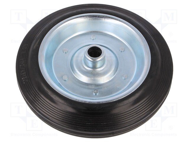 Transport wheel; Ø: 50mm; W: 28mm; 250kg; Mat: rubber; -20÷60°C