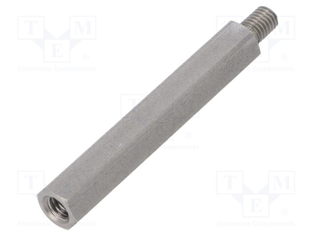 Screwed spacer sleeve; Int.thread: M5; 50mm; Ext.thread: M5