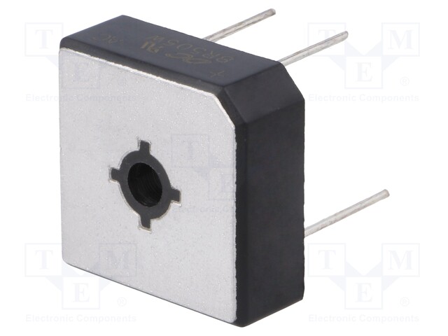 Single-phase bridge rectifier; Urmax: 600V; If: 50A; Ifsm: 500A