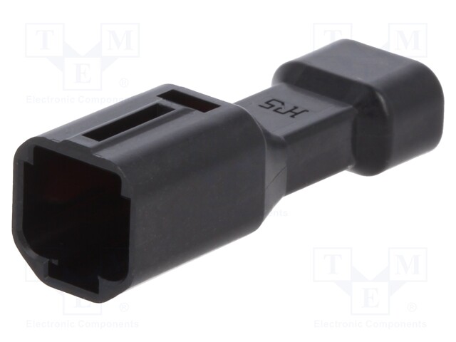 Connector: wire-wire/PCB; DF62W; plug; male; PIN: 2; 2.2mm