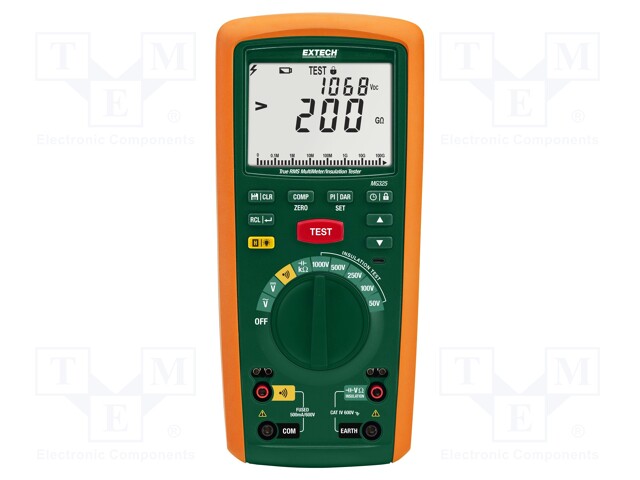 Insulation resistance meter; 50V/100V/250V/500V/1000V