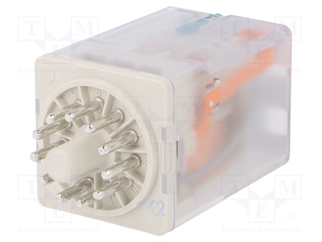 Relay: electromagnetic; 3PDT; Ucoil: 220VDC; 10A; max.250VAC; 83g