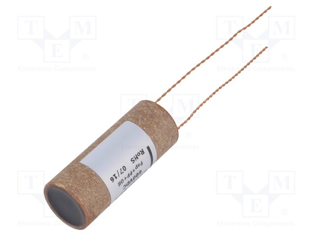 Capacitor: copper-polypropylene-paper; 47nF; 600VDC; ±5%; 0.0035