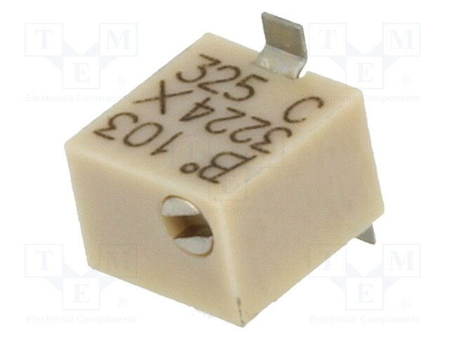 Potentiometer: mounting; multiturn; 10kΩ; 250mW; SMD; ±10%; linear