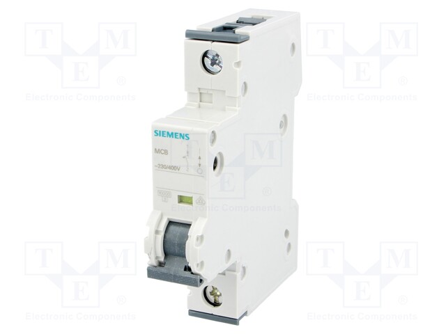 Circuit breaker; 230/400VAC; Inom: 6A; Poles: 3; DIN; Charact: B