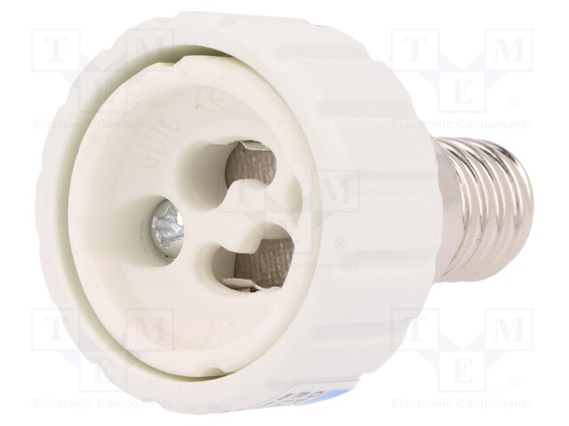 Lampholder: adapter; Body: white; Ø: 34mm; L: 54mm; for lamp