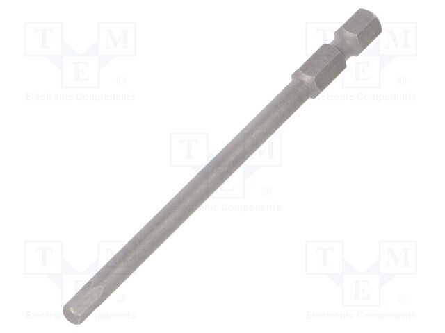 Screwdriver bit; Allen hex key; HEX 4mm; Overall len: 89mm