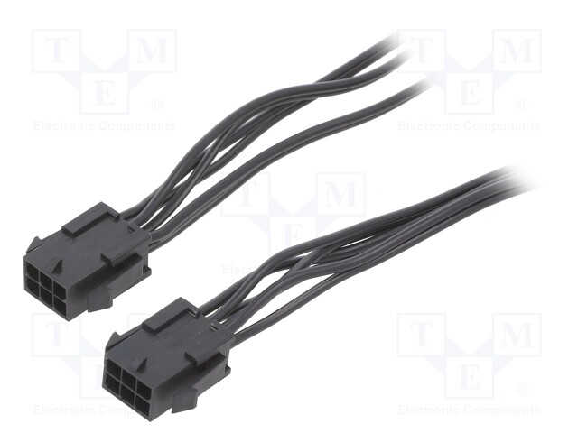 Cable; Micro-Fit 3.0; MX-43020-0600,male-male; PIN: 6; 0.2m; 4A