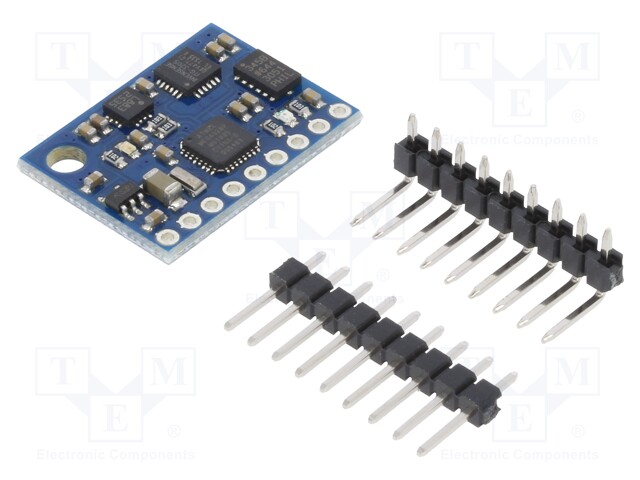 Sensor: position; accelerometer,magnetic field,gyroscope; I2C