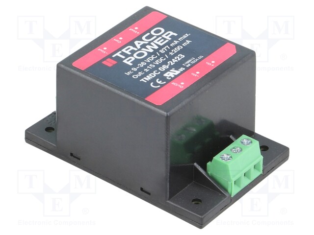 Converter: DC/DC; 6W; Uin: 9÷36V; Uout: 15VDC; Uout2: -15VDC; 49g