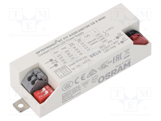 Power supply: switched-mode; LED