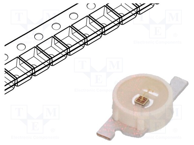 LED; SMD; red; 1520÷3780mlm; 0.45÷1.12cd; Ø2.1mm; 120°; 1.8÷2.4V