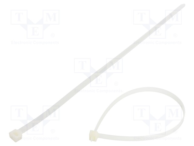 Cable tie; L: 400mm; W: 9mm; polyamide; 778N; natural; Ømax: 105mm