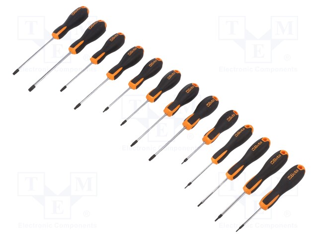 Kit: screwdrivers; Pcs: 13; Torx®; EVOX