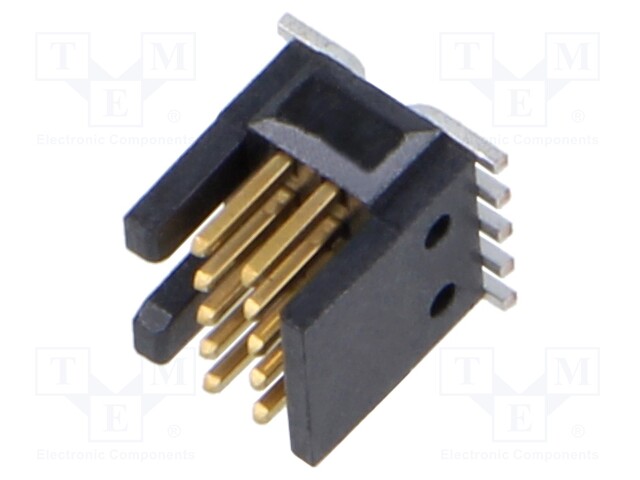 Connector: pin strips; male; PIN: 10; 1.27mm; gold flash; SMT