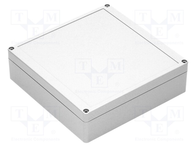 Enclosure: multipurpose; X: 190mm; Y: 190mm; Z: 55mm; ABS; dark grey