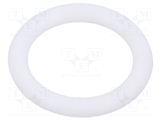 O-ring gasket; silicone; Thk: 3mm; Øint: 16mm; white; -60÷160°C