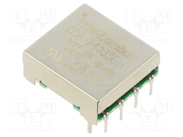 Converter: DC/DC; 6W; Uin: 24V; 3.3VDC; Iout: 1.2A; DIP7; 5.8g