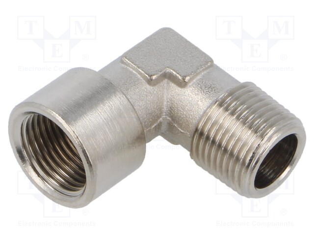 Accessories: threaded fitting; nickel plated brass; max.10bar