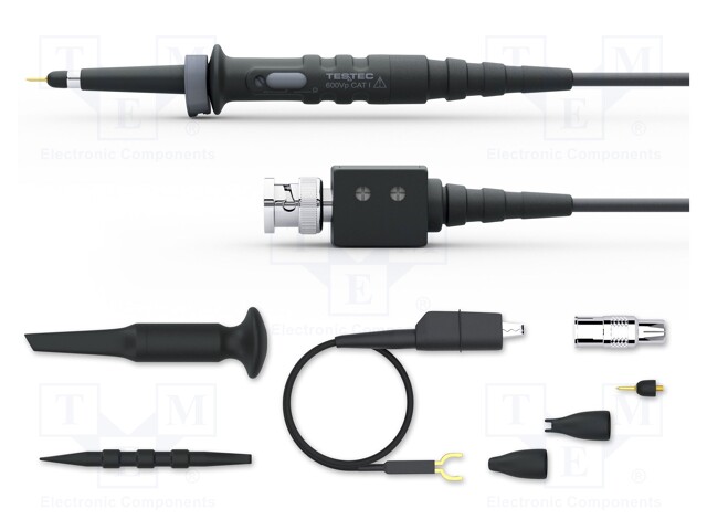 Probe: for oscilloscope; passive; 30MHz(1: 1),300MHz(10: 1); 600V