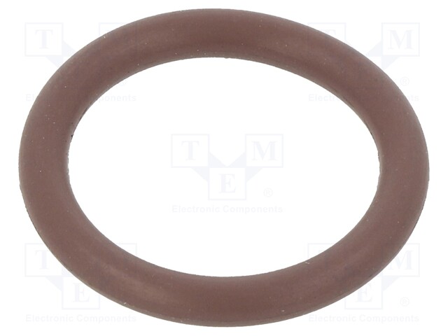 O-ring gasket; FPM; D: 3mm; Øint: 18mm; brown; -20÷200°C