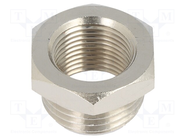 Nipple; reductive; Input thread: G 1/2"; Output thread: G 3/8"