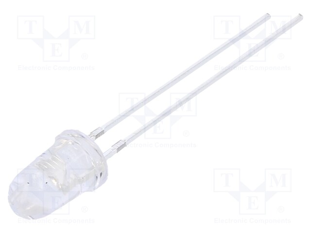 LED; 5mm; green; 14400÷18000mcd; 30°; 20mA; 2.9÷3.4V; Front: convex