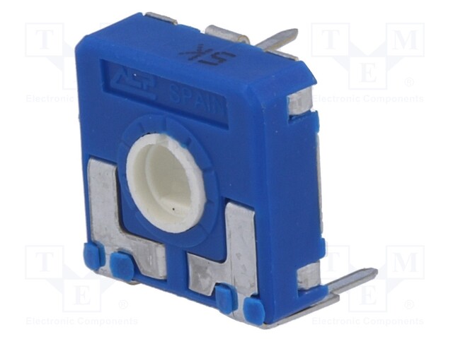 Potentiometer: mounting; single turn,horizontal; 5kΩ; 250mW; ±20%