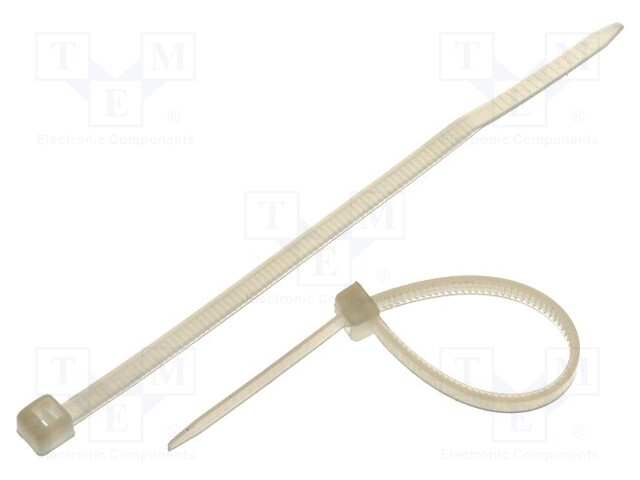 Cable tie; L: 80mm; W: 2.4mm; polyamide; 78.5N; natural; Ømax: 19mm