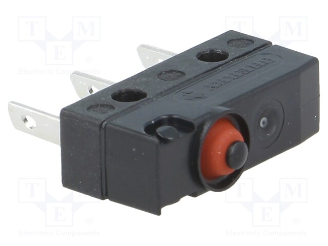 Microswitch SNAP ACTION; SPDT; 10A/250VAC; ON-(ON); Pos: 2; IP67