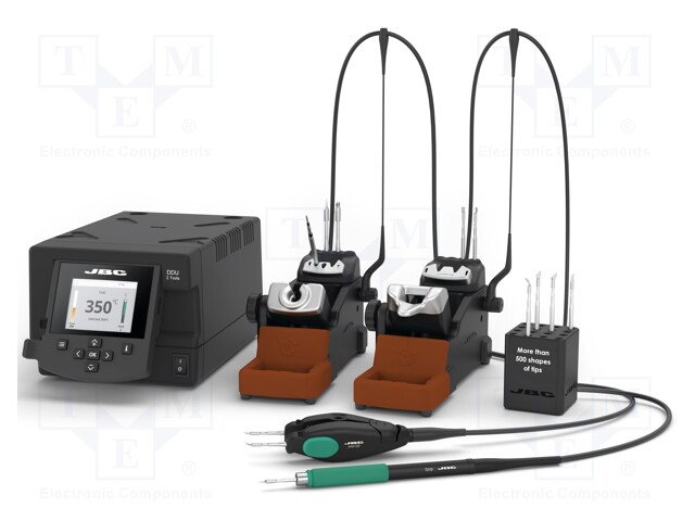 Soldering station; digital,with push-buttons; 90÷450°C; ESD