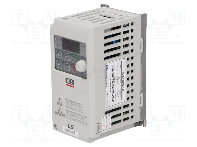 Inverter; Max motor power: 0.2kW; Usup: 200÷230VAC; 0÷200Hz; 1.4A