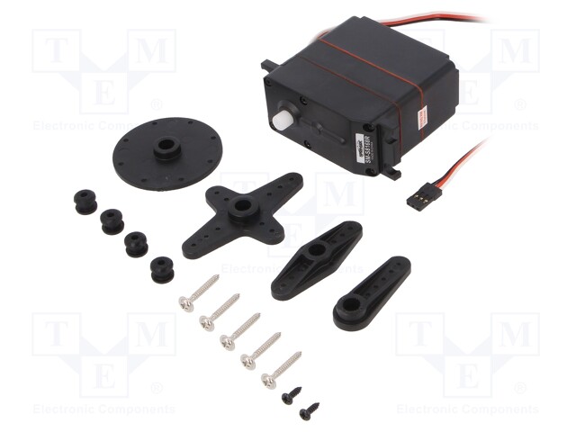 Motor: servo; 4.8÷6VDC; giant scale; analogue; 125g; metal,plastic