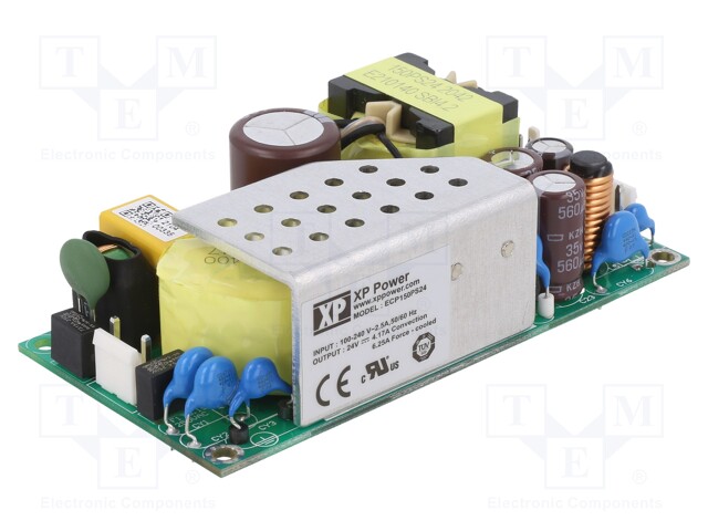 Power supply: switched-mode; 150W; 85÷264VAC; OUT: 1; 24VDC; 6.25A