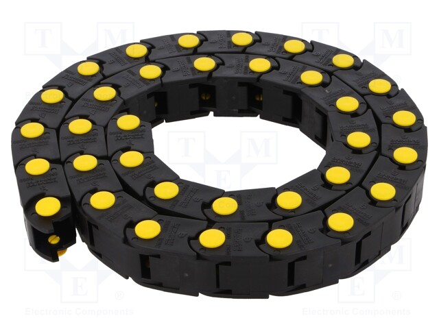 Cable chain; Series: Medium; Bend.rad: 60mm; L: 990mm