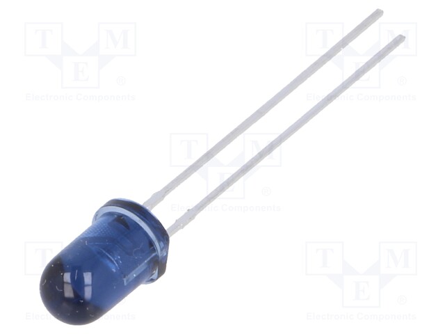 IR transmitter; 5mm; 940nm; transparent,blue; 15÷30mW; 20°; THT