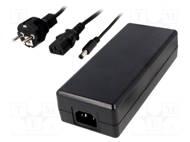 Power supply: switched-mode; 24VDC; 5A; Out: 5,5/2,1; 120W; 0÷40°C