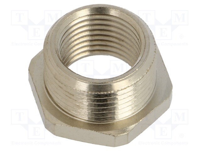 Thread adapter; Int.thread: M16; Ext.thread: PG13,5; brass