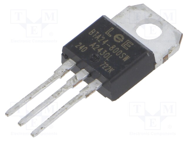 Triac; 800V; 25A; TO220AB; Igt: 10mA; Ufmax: 1.55V