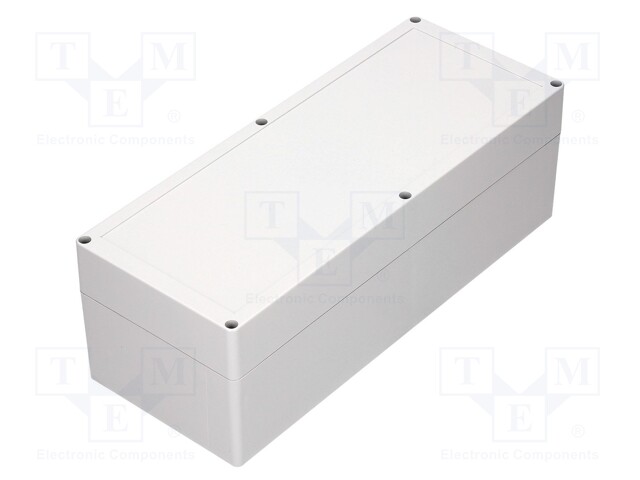 Enclosure: multipurpose; X: 140mm; Y: 353mm; Z: 121.5mm; light grey