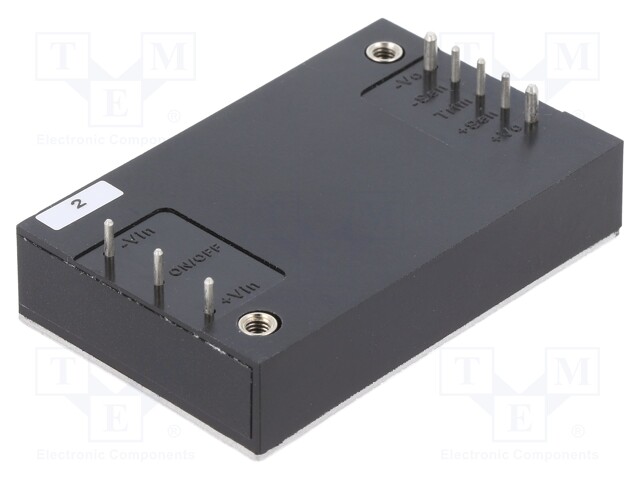 Converter: DC/DC; 75W; Uin: 9÷75V; 48VDC; Iout: 1.56A; 66g; 200kHz