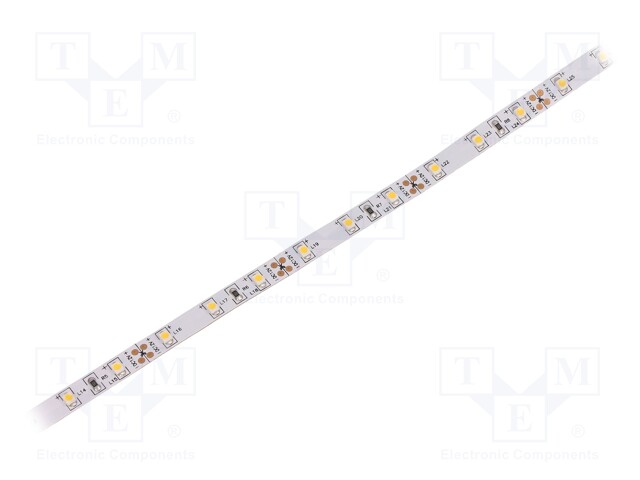 LED tape; white warm; LED/m: 60; SMD; 3528; 12V; 8mm; without cover