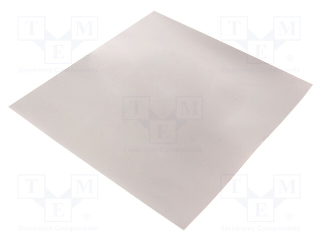 Shielding mat; 240x240x0.05mm; Permeability: 20; self-adhesive