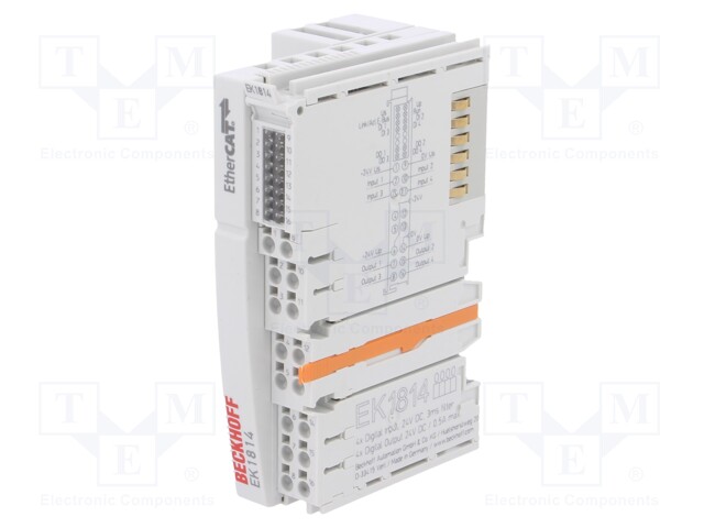 Industrial module: coupler; 24VDC; RJ45 x2; -25÷60°C; IP20; OUT: 4