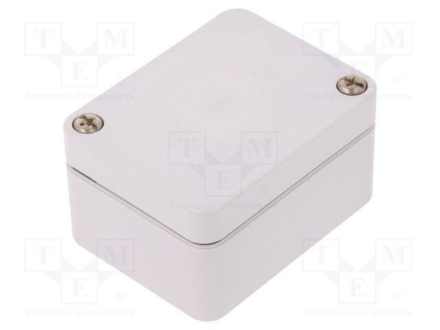 Enclosure: multipurpose; X: 50mm; Y: 65mm; Z: 35mm; TK PC; grey; IP66