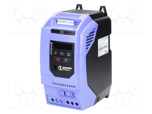 Inverter; Max motor power: 2.2kW; Out.voltage: 3x400VAC; IN: 4
