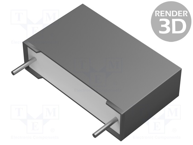 Capacitor: polypropylene; X2; 0.15uF; 15mm; ±10%; 18x11x5mm