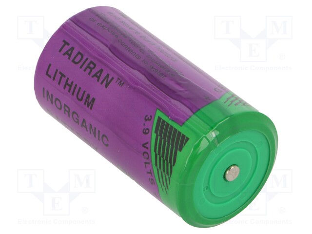 Battery: lithium (LTC); 3.9V; D; Ø32.9x61.5mm; 16000mAh