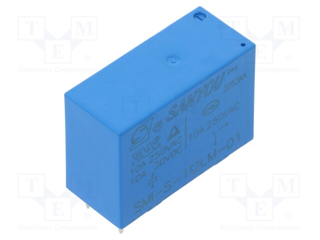 Relay: electromagnetic; Ucoil: 12VDC