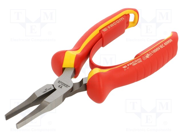 Pliers; insulated,flat; 160mm